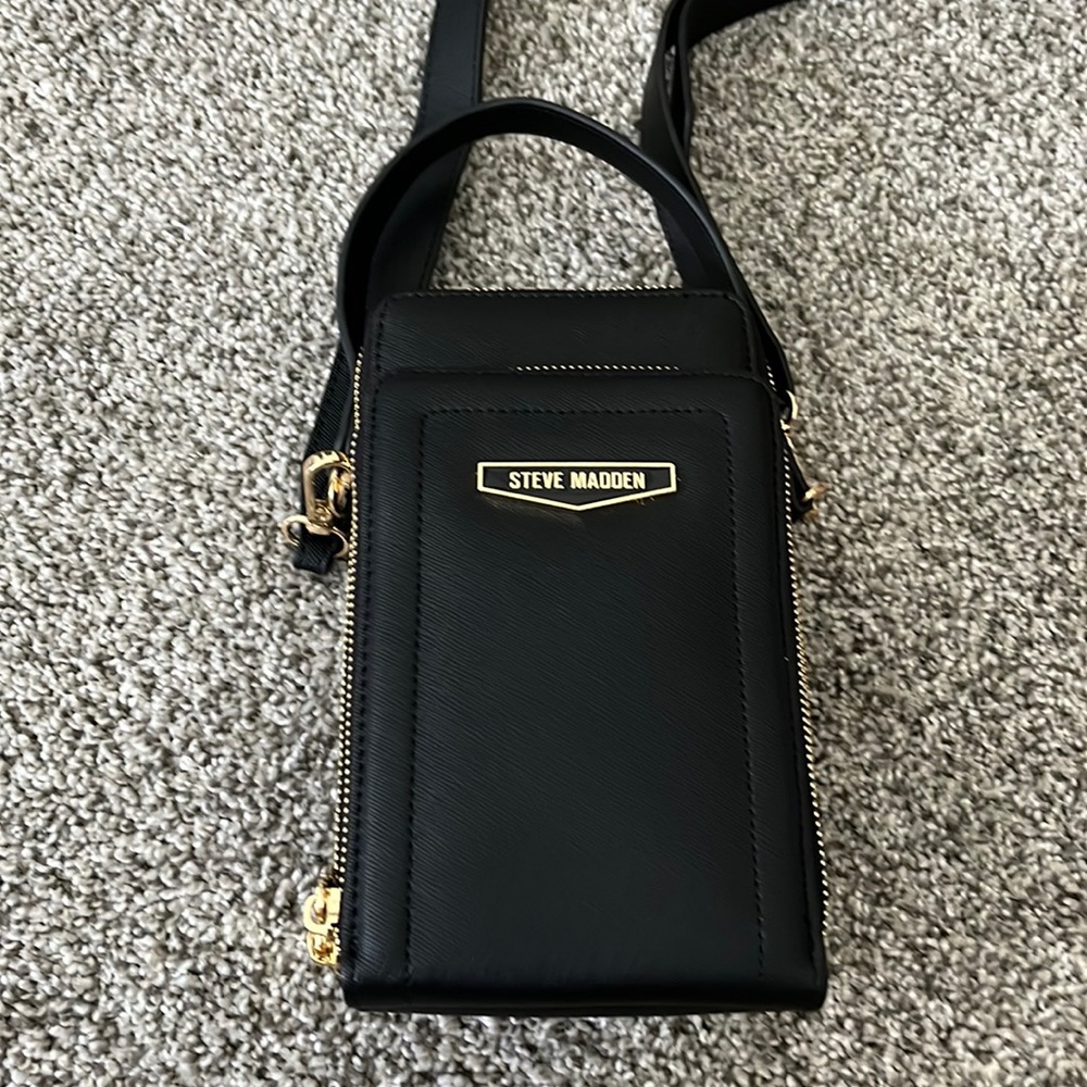 Steve Madden Saffiano Crossbody Camera Bag